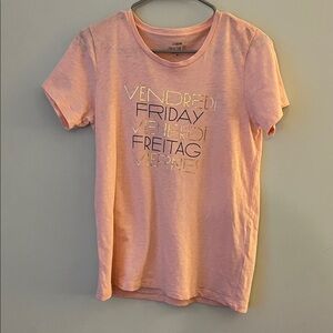 J. Crew Pink Collector Tee
